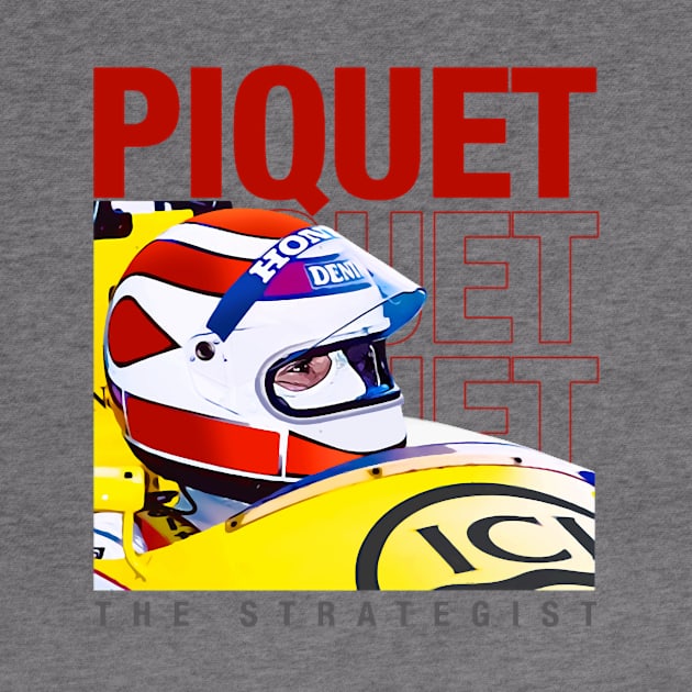 Nelson Piquet Legend 80S Retro by Erianna Bee